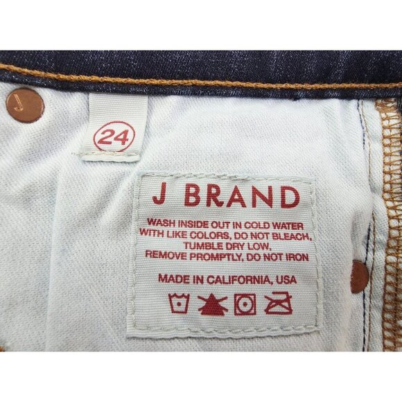 J Brand Size 24X34 Womens Babe Classic Flare Blue Denim 5 Pocket Low Rise Jeans - Picture 8 of 13